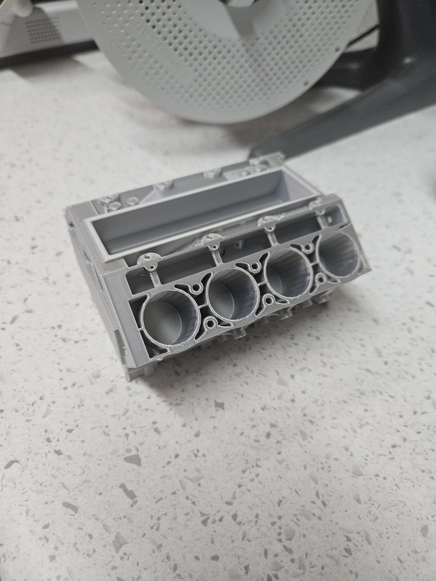 Engine Block Business Card Holder
