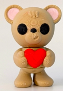 Bear with Heart Pocket Pet