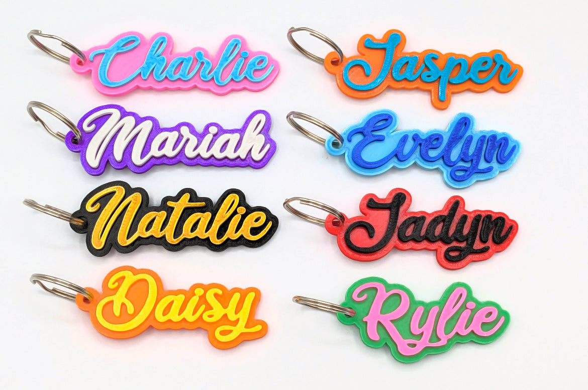 Custom Name Keychains