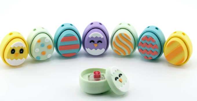 Pastel Easter Egg Clickers - Variety Pack