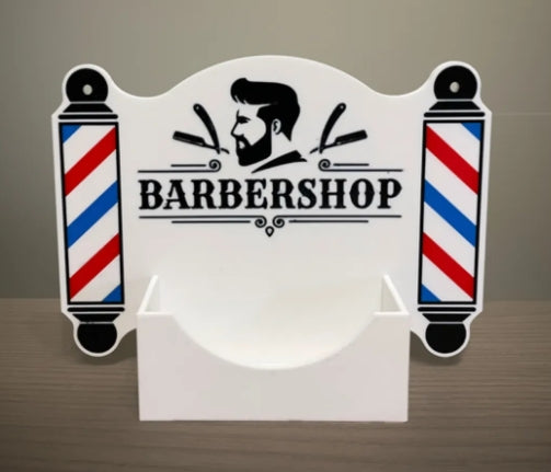 Barbershop Business Card Holder