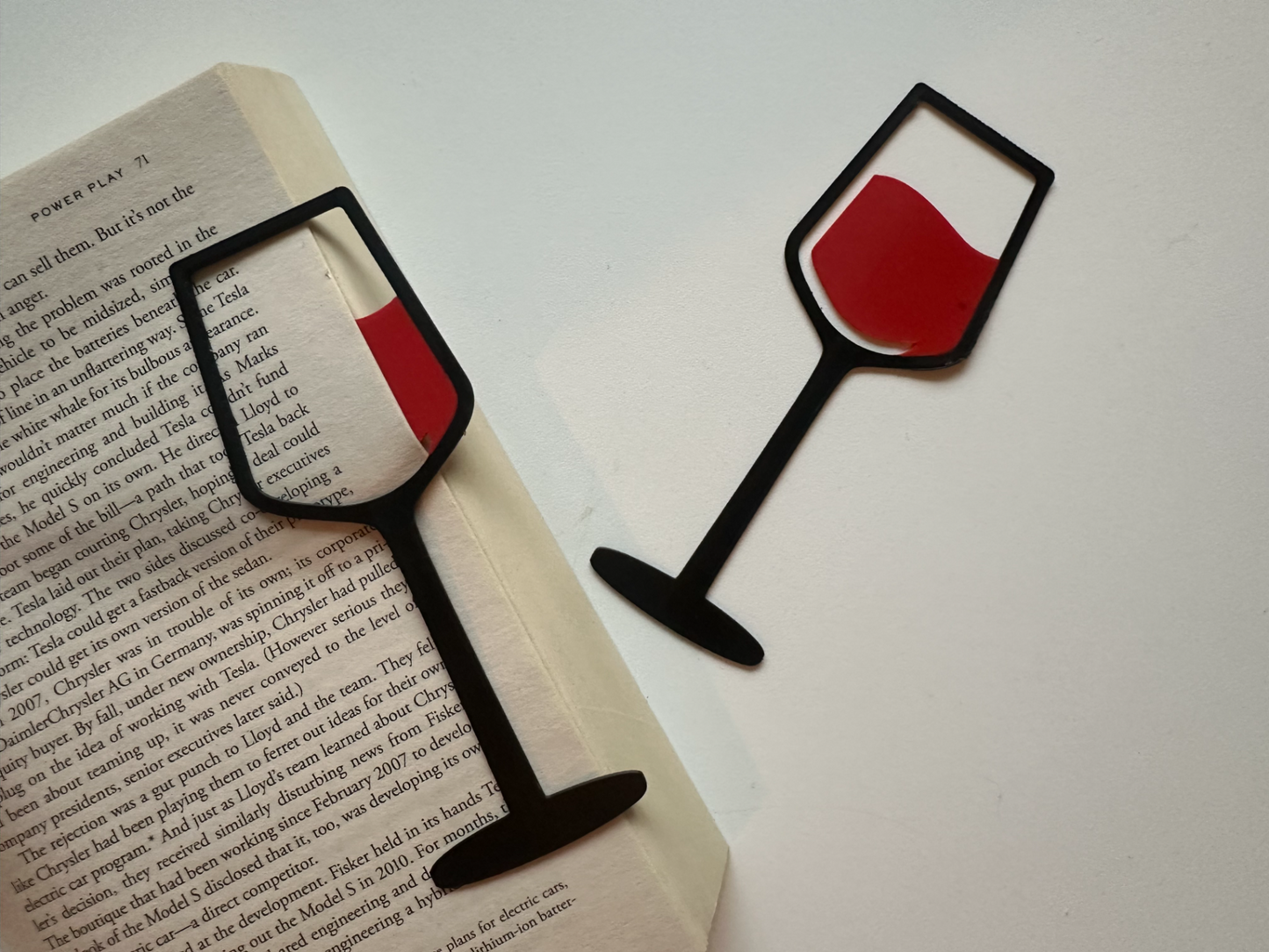 Wine Glass Bookmark