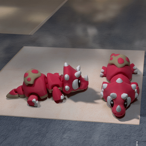 Triceratops Egg Pocket Pet