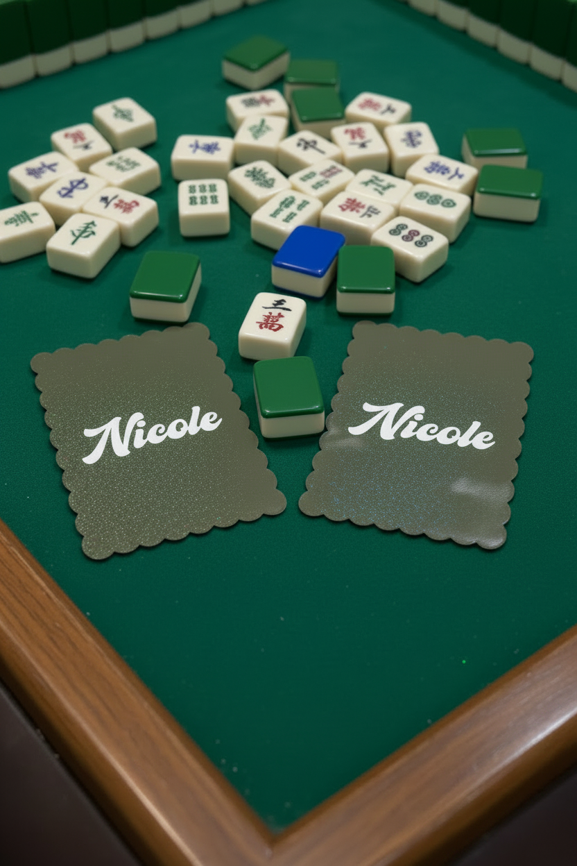 Personalized Mahjong Accessories – Email for Personalization