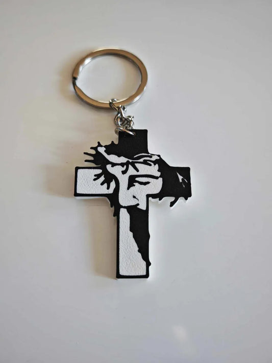 Jesus on Cross Keychain