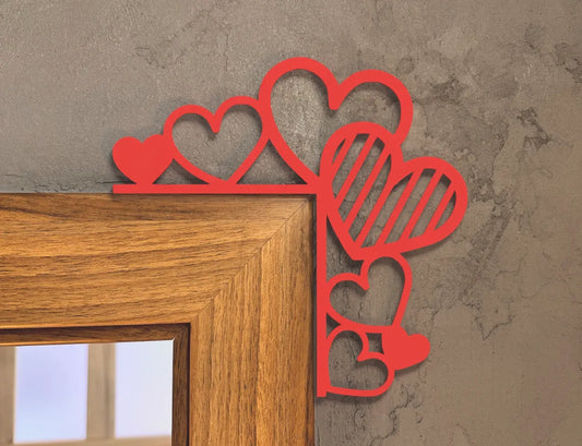 Heart Corner Frame Decor