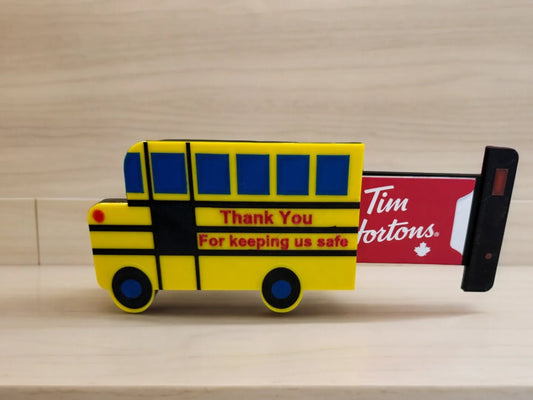 School Bus Gift Card Holder