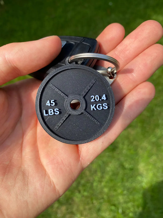 Mini Weight Plate Keychain