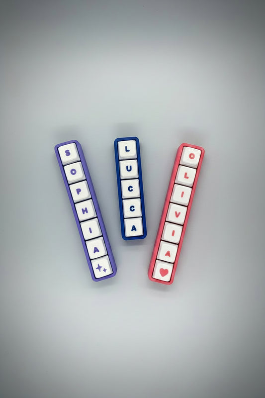 Build your Own Clicker Name Keychain