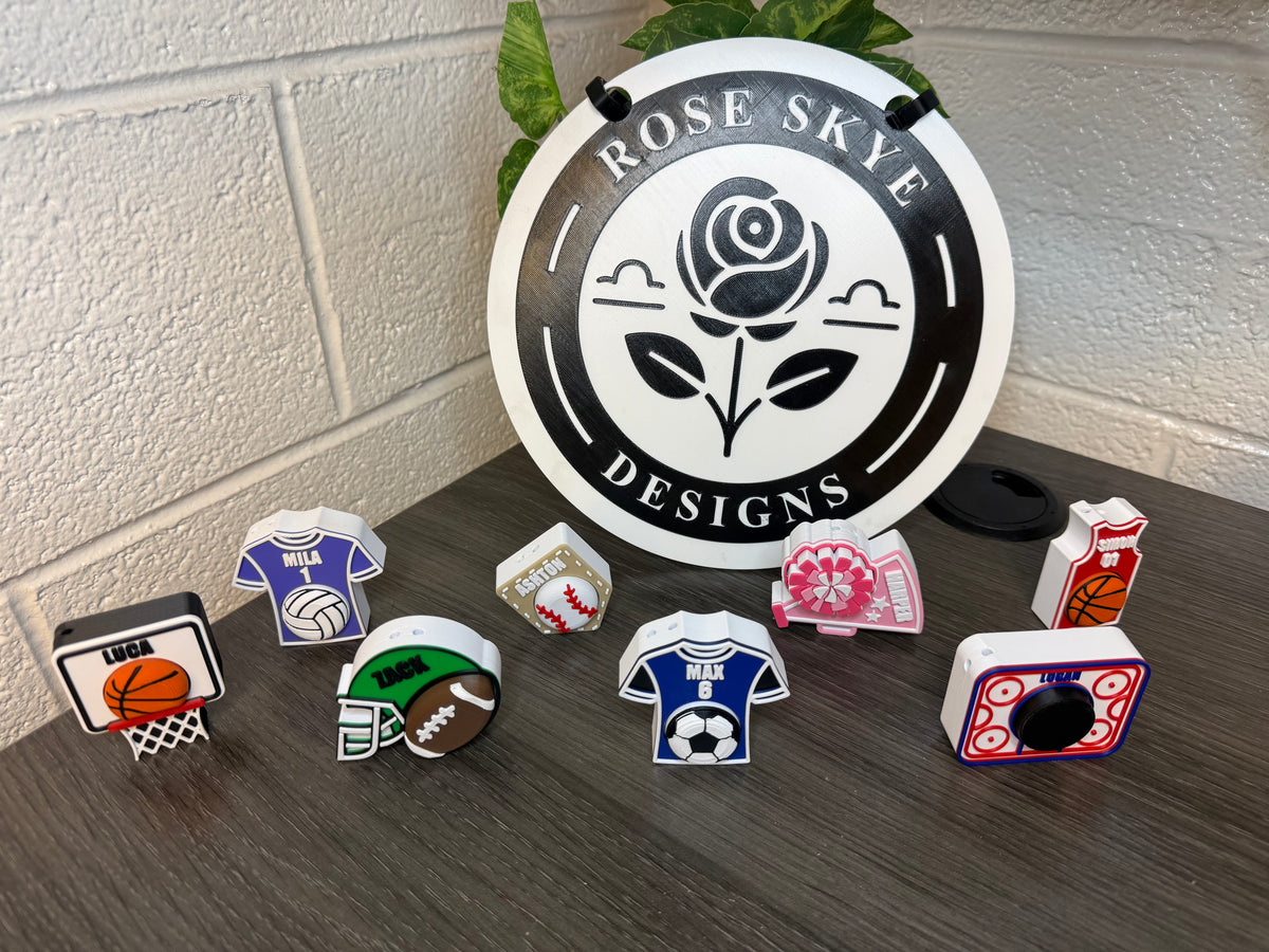Personalized Sports Fidget Clicker