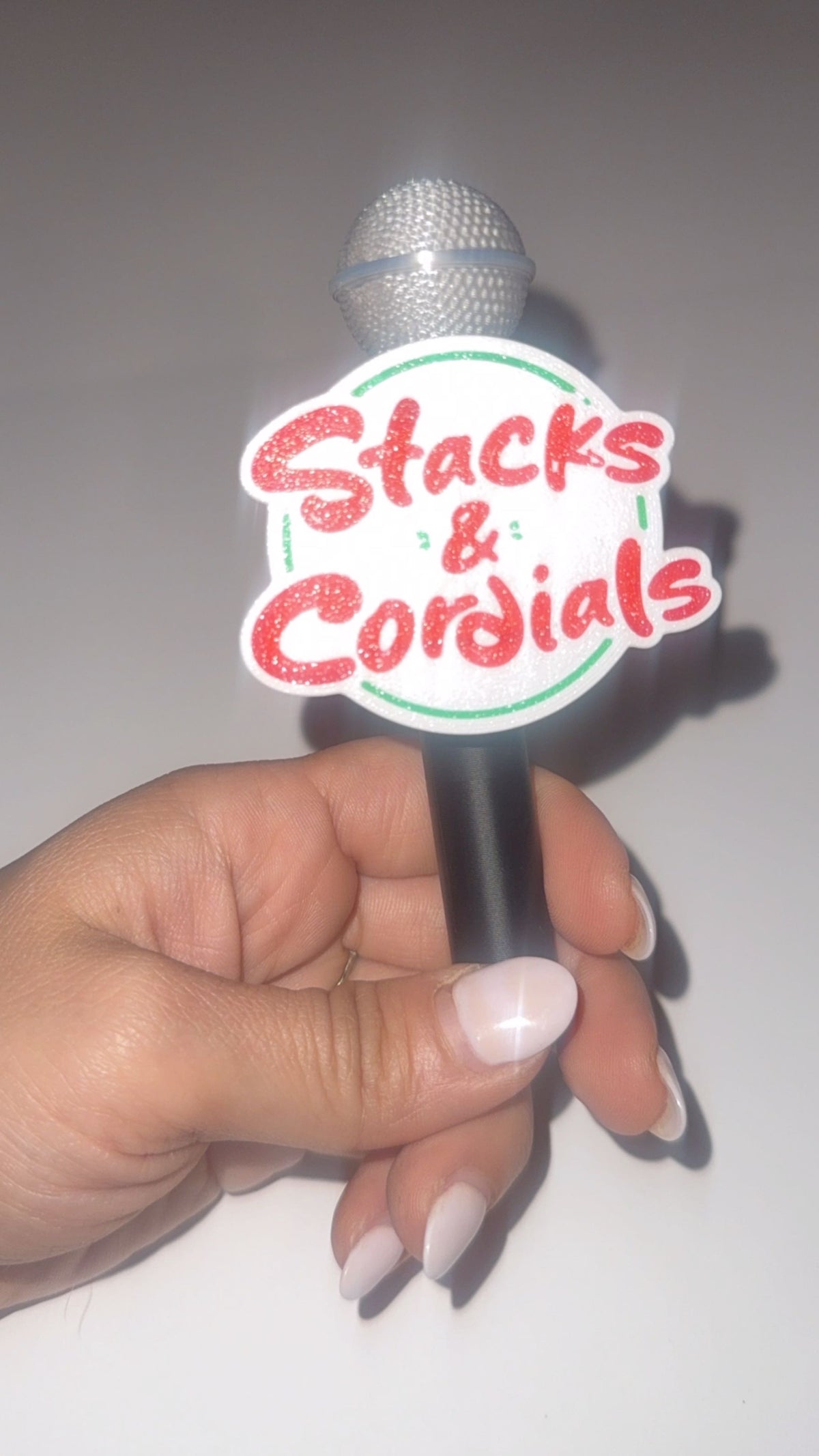 Custom 3D Printed Content Creator Mic Holder