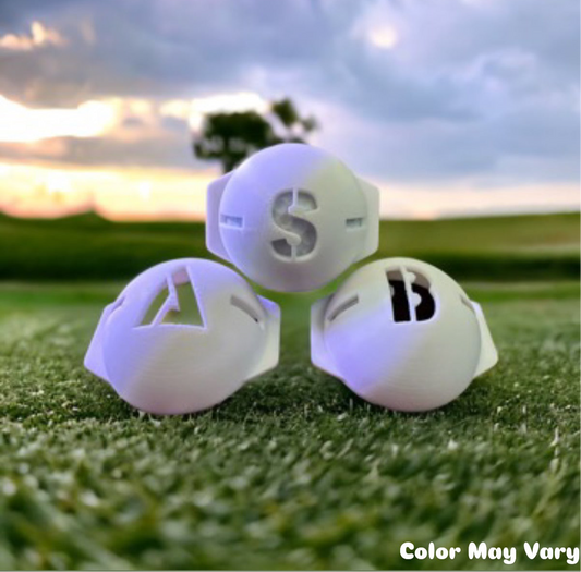 Golf Ball Marker – Single Character