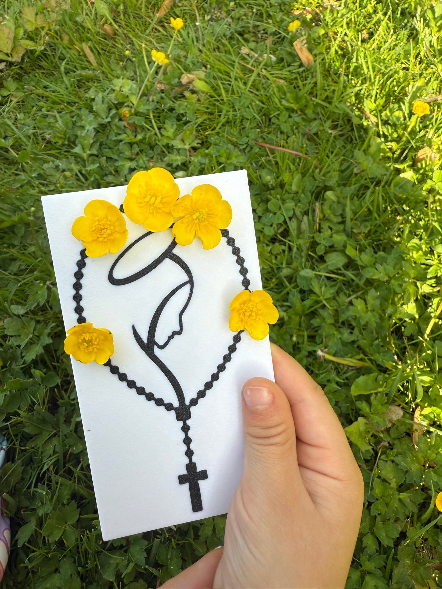Rosary Flower Board