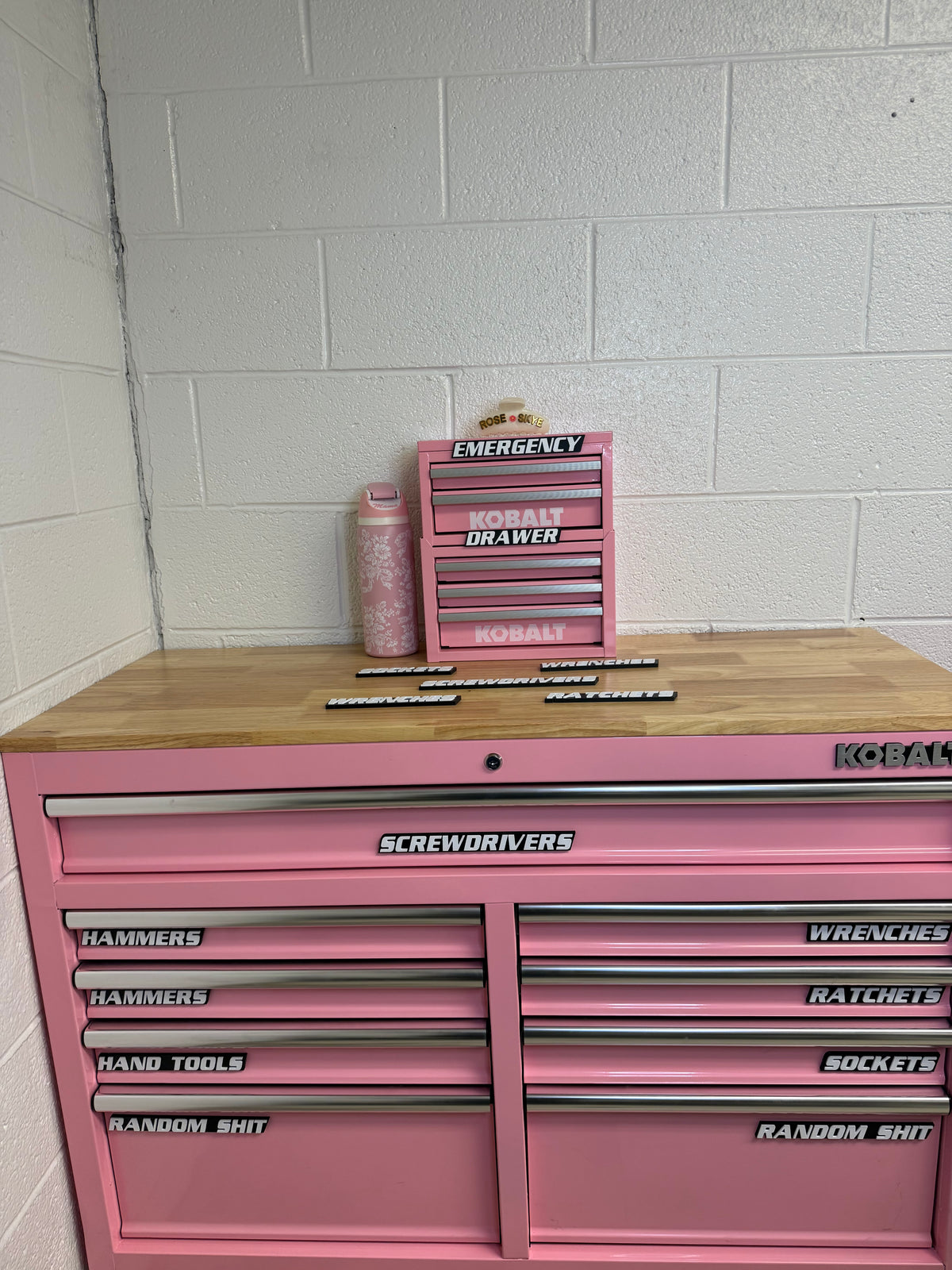 Magnetic Tool Box Labels