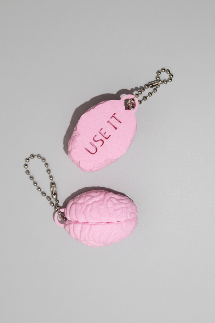 Brain Keychain