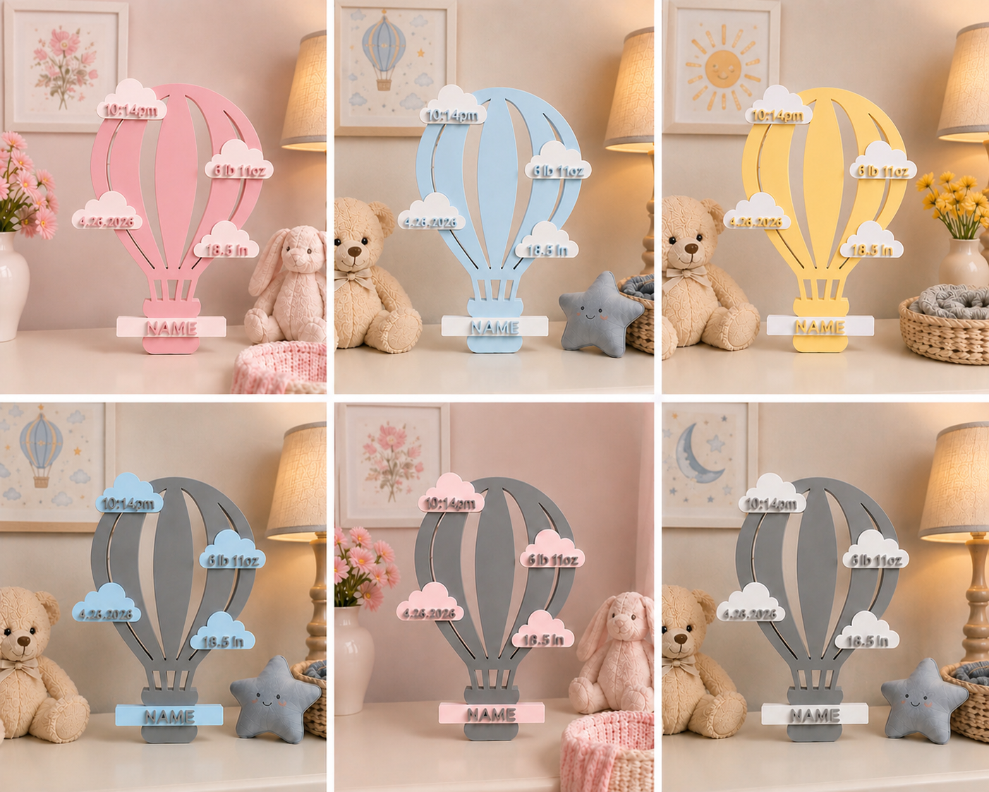 Hot Air Balloon - Baby Stats