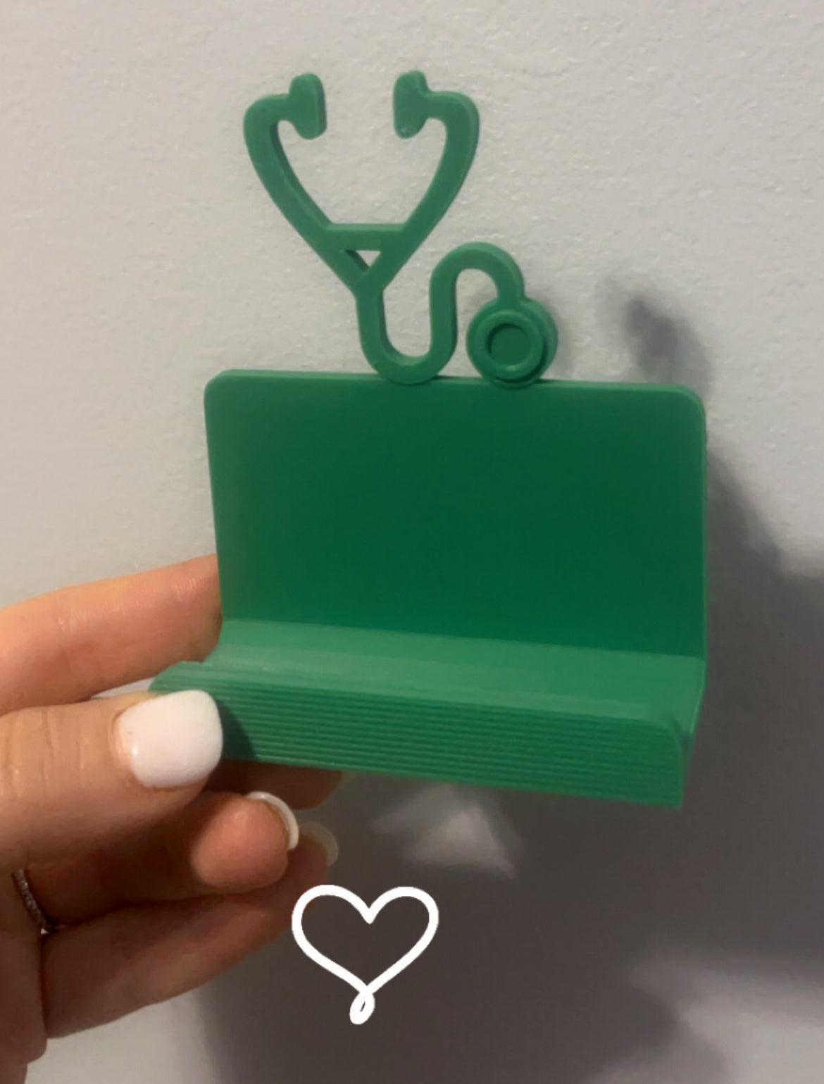 Stethoscope-Themed Business Card Holder