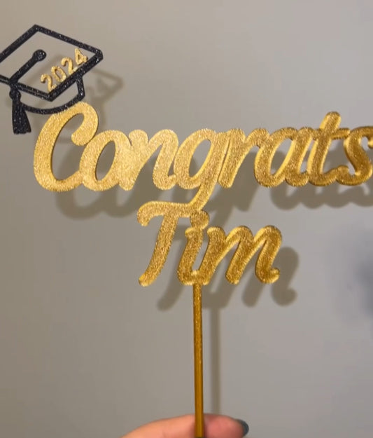 Custom Graduation Cake Topper