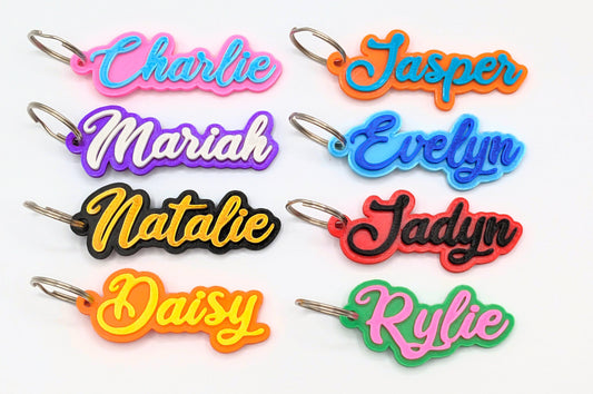 Custom Name Keychains