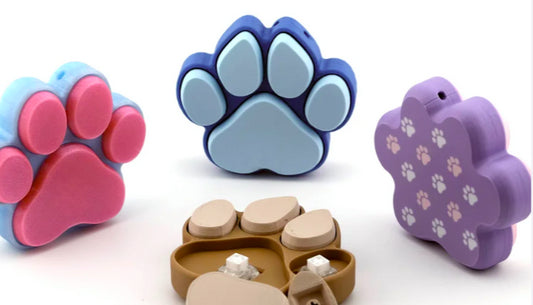 Large Paw Clickers  - Variety Pack