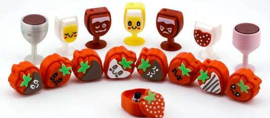 Strawberry & Wine Clickers  - Variety Pack