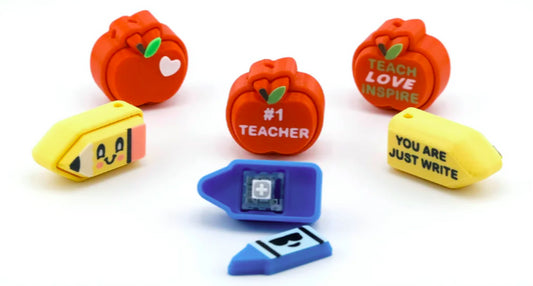 Teacher & Pencil Clickers  - Variety Pack