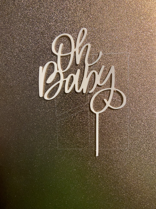 Oh Baby Cake Topper